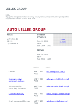 Generuj PDF - LELLEK Group