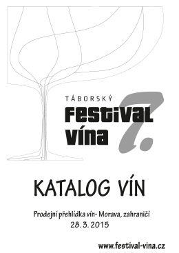 obsah - Táborský festival vína