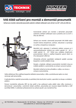 VAS 6560 zařízení pro montáž a demontáž