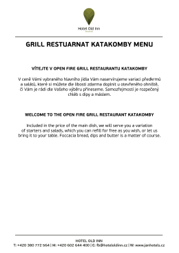 grill restuarnat katakomby menu