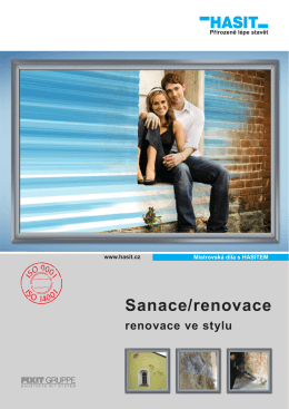 Sanace/renovace