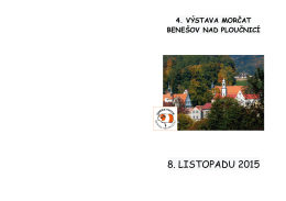 8. LISTOPADU 2015 - ZO ČSCH Benešov nad Ploučnicí