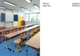 Katalog - školní lavice a židle