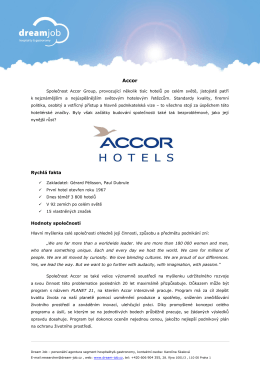 Accor - Dream job