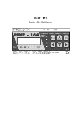 Word Pro - HMP 164 navod 000.lwp