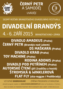 DIVADLO AMADEUS (Praha) - Divadelní Brandýs 2015