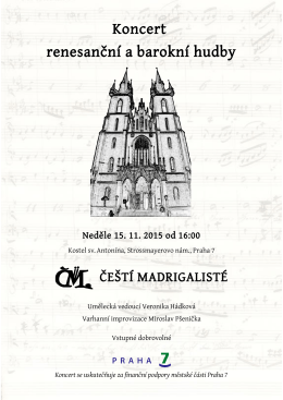 Koncert renesanční a barokní hudby