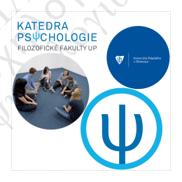Členské a partnerské organizace - Katedra psychologie Filozofické