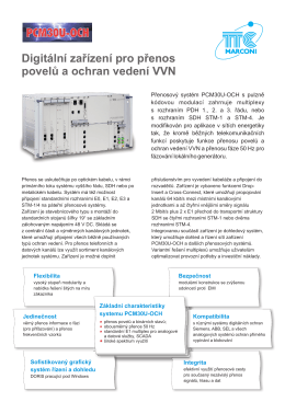 Digitální zařízení pro přenos povelů a ochran vedení VVN