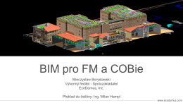 BIM pro FM a COBie