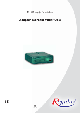 Adaptér rozhraní VBus®/USB