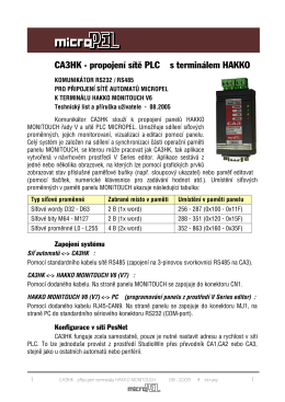 Micropel – Sestava Hakko GT606