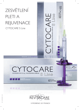 Katalog CytoCare S Line stahujte ZDE