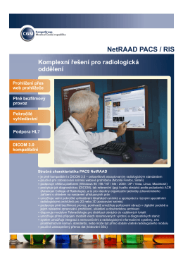 NetRAAD PACS / RIS - CompuGroup Medical