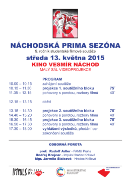 Program v PDF - Impuls Hradec Králové