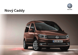 Nový Caddy skříňový vůz - Vítá Vás Volkswagen Užitkové vozy