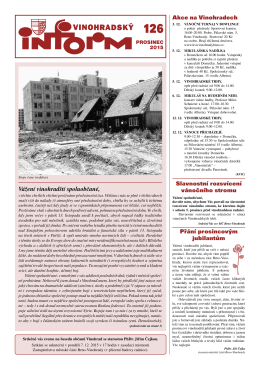 Vinohradský Inform (prosinec 2015, č.126)