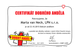 Marta van Neck, LPN s.r.o.