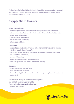 Supply Chain Planner