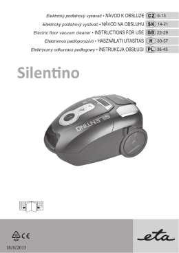 Návod - ETA Silentino 1510 90000 + dárek