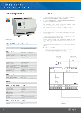 CU2-01M Centrální jednotka