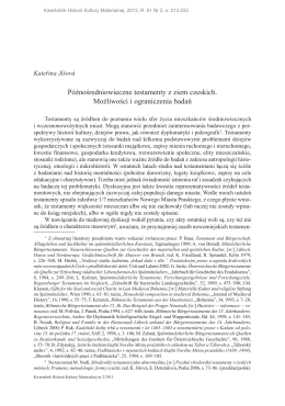 Kwartalnik Historii Kultury Materialnej R. 61 Nr 2 (2013