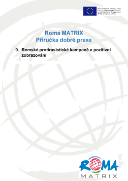 Roma MATRIX Příručka dobré praxe