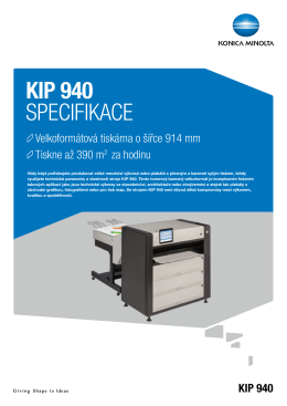 KIP 940 specifikace