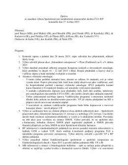 Zpráva z jednání výboru SMOS dne 27. května 2015 (PDF – 0,1 Mb)