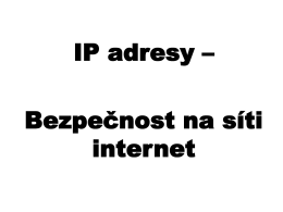 IP adresa