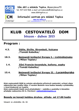 KLUB CETOVATELŮ