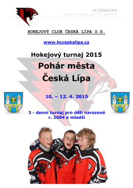 Hokejový turnaj 2015 - Česká Lípa