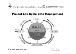 Project Life-Cycle Data Management