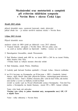 Mezinárodní sraz mototuristů a campistů při světovém