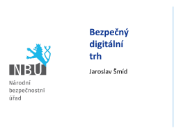 Podpora budování digitálního trhu v ČR