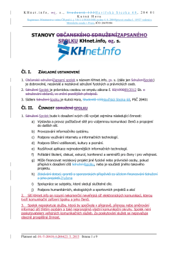 Zde - KHnet.info, o.s.