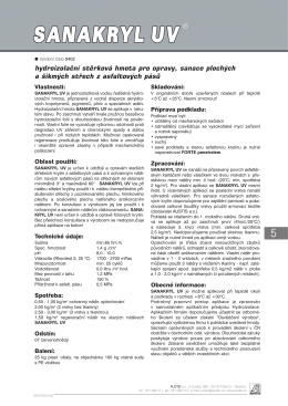 SANAKRYL UV - naterynastrechy.cz