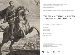 triumf manýrismu a baroka ze sbírky patrika šimona - galerie