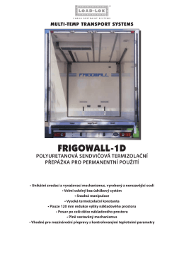 FRIGOWALL-1D - Load-lok