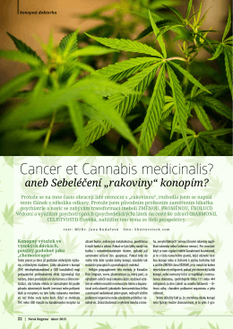 Cancer et Cannabis medicinalis?
