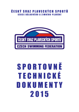 Sportovně technické dokumenty 2015