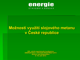 Kamil Podzemský - Energie stavebni a banska