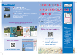 PDF (česky) - Geodetický a kartografický obzor