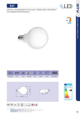 LED lamp / Светодиодный источник света / Světelný zdroj s