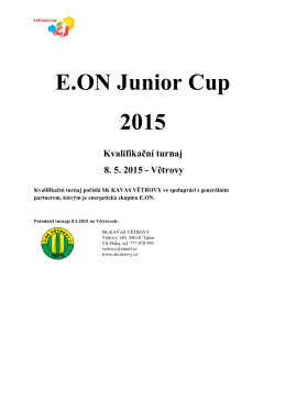 E.ON Junior Cup 2015