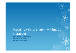 3 - Chmelařová_Kognitivní trénink - Happy neuron [režim kompatibility]