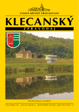 7/2015 - Město Klecany