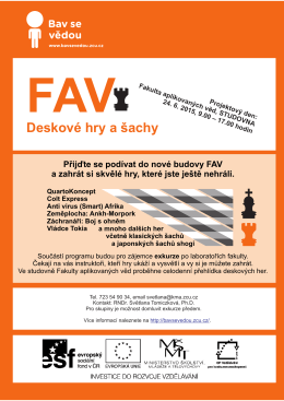 FAV Deskové hry a šachy