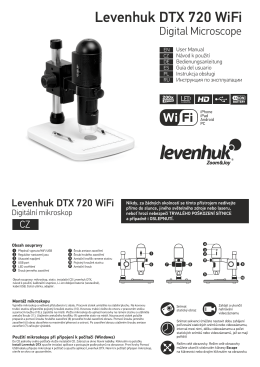 Digitální mikroskop Levenhuk DTX 720 WiFi