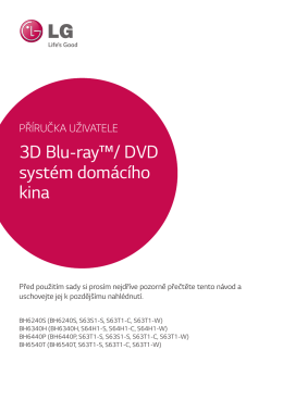 3D Blu-ray™/ DVD systém domácího kina